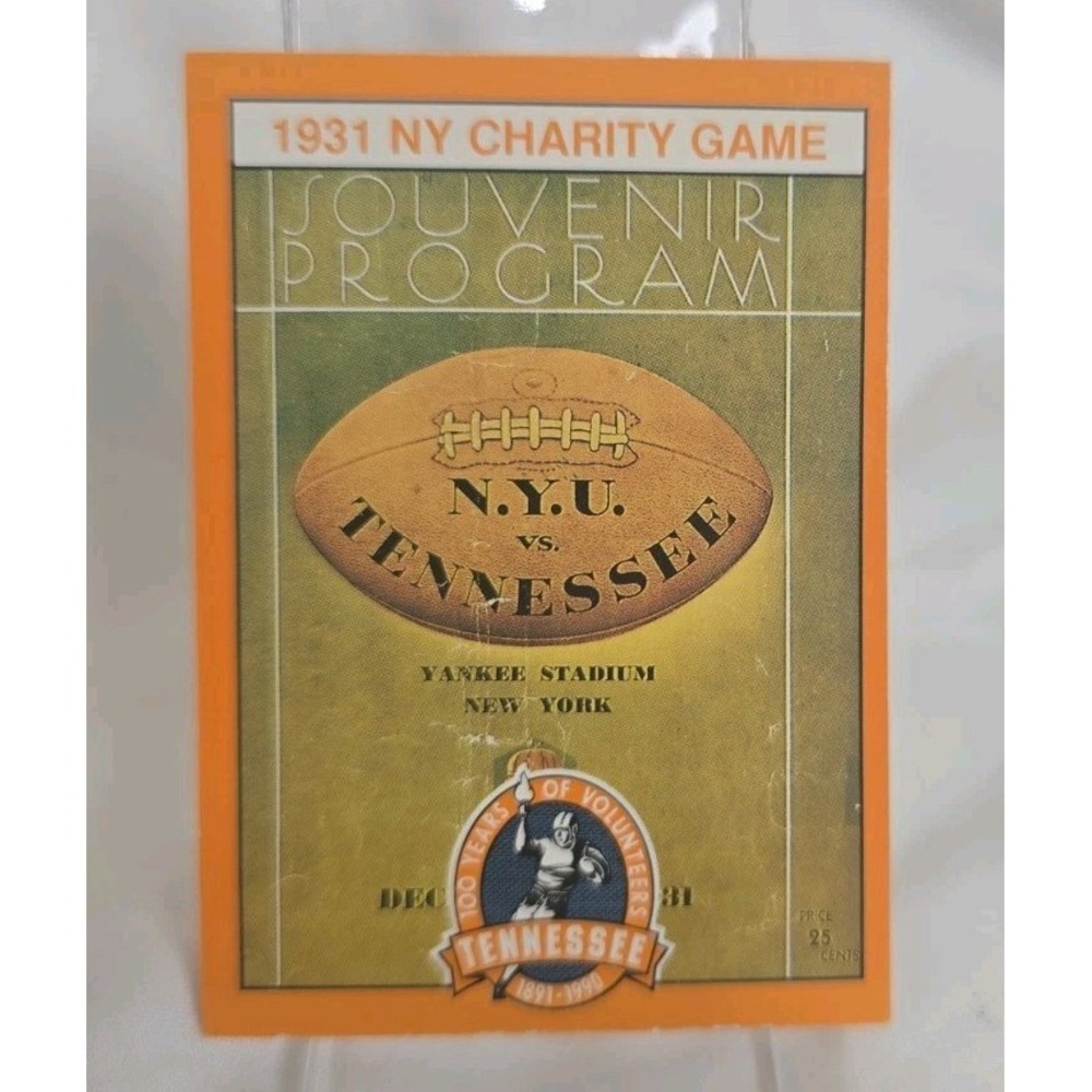 1990 100 Years of Tennessee Volunteers - Tennessee Volunteers #254